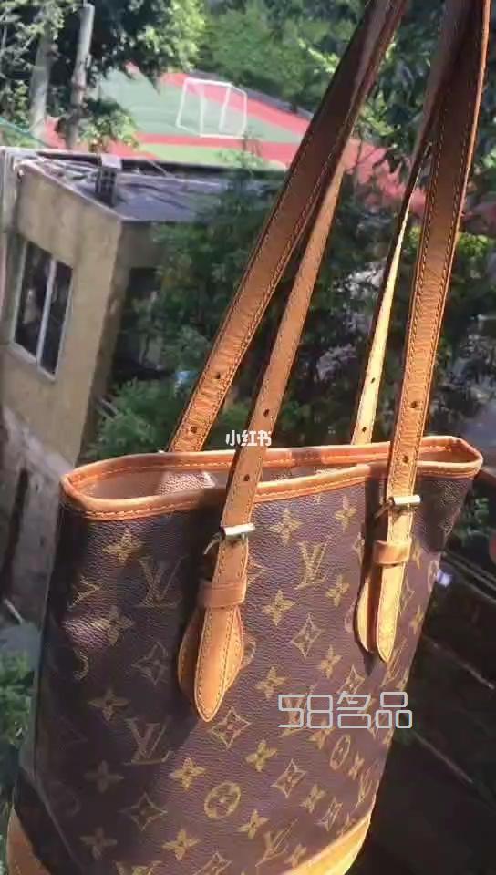 中古包LV路易威登小水桶單肩包vintage包包,奢侈品 lv路易威登_1