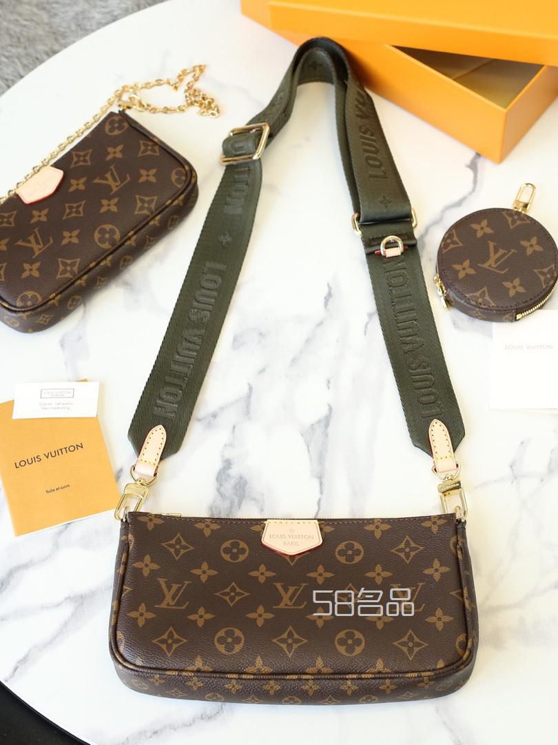 一包多種背法的LV麻將包無敵了好看又實用,lv拉鏈女士錢包圖片_14