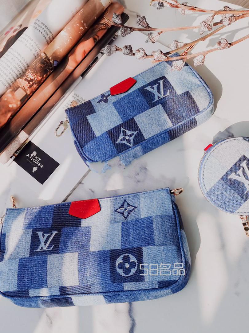 一包多種背法的LV麻將包無敵了好看又實用,lv拉鏈女士錢包圖片_9