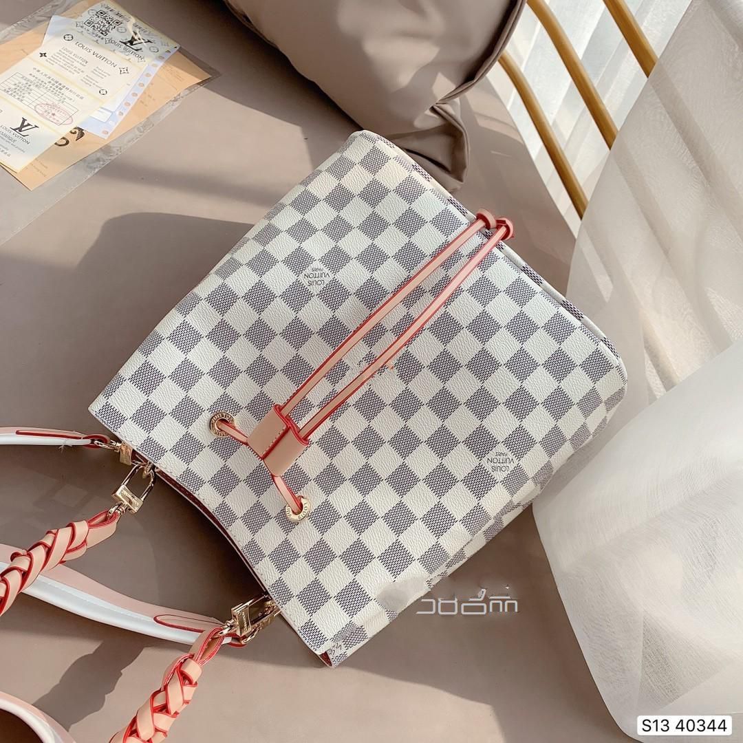 Lv 2020 神仙白格 水桶包編織手柄 櫻粉肩帶 美到無(wú)法無(wú)天,delvaux mini_12