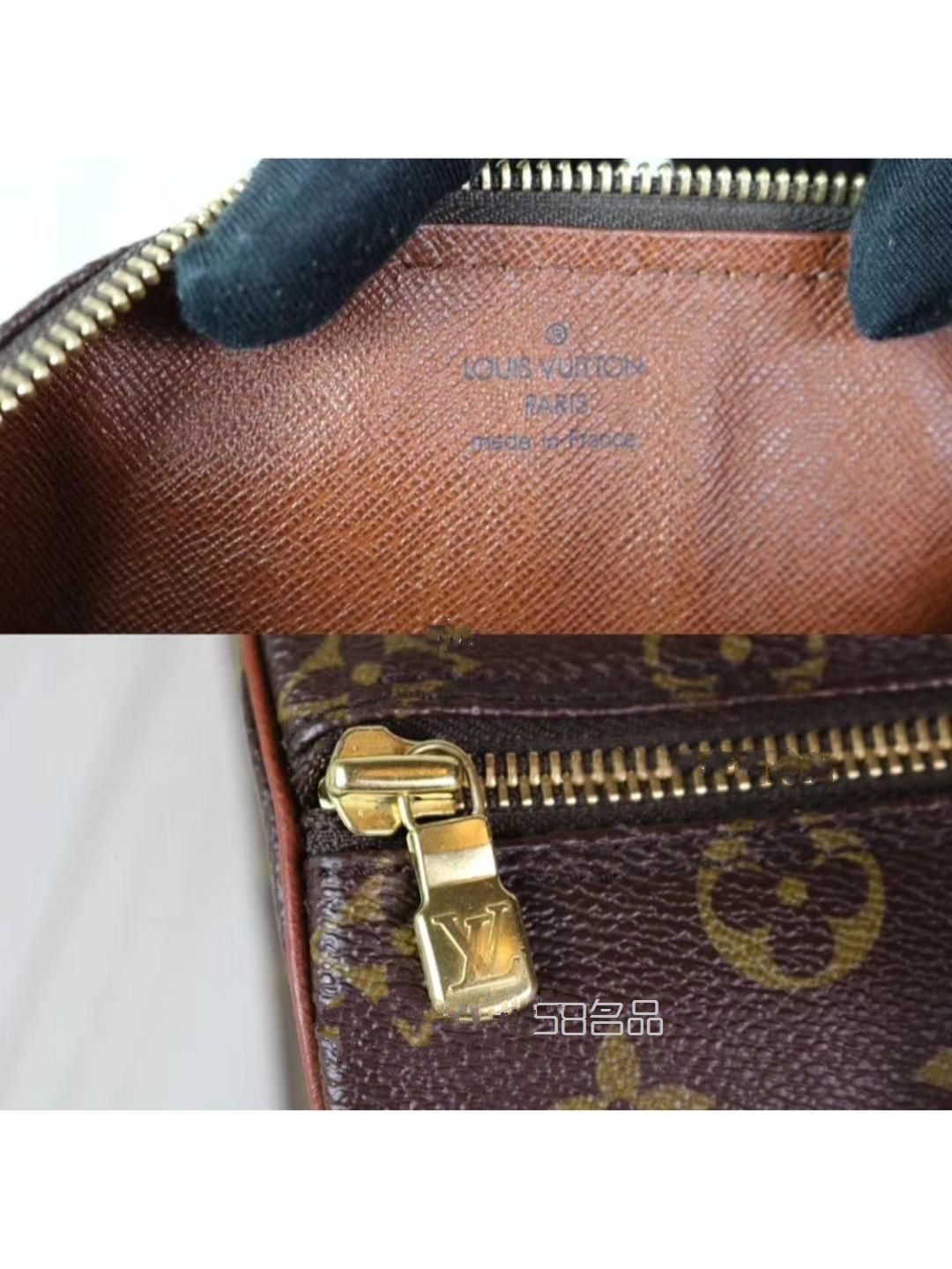lv中古包紅皮圓筒26cm,lv白格購物袋價格_3