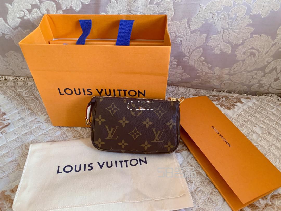 Lv mini麻將包,lv老花皮_1