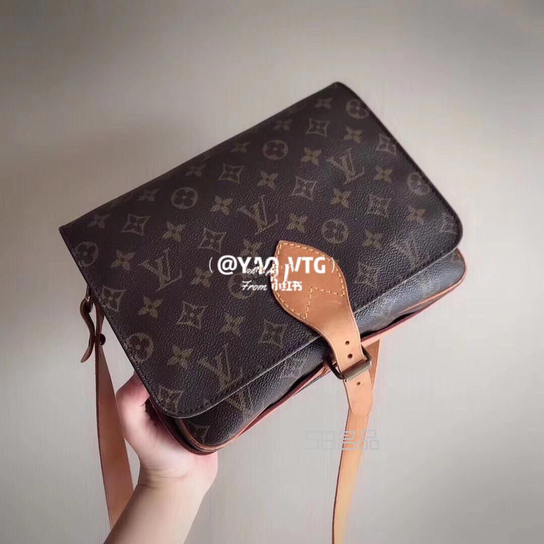 LV 老花大號馬鞍包 泫雅同款,lv33彩包louis vuitton_1