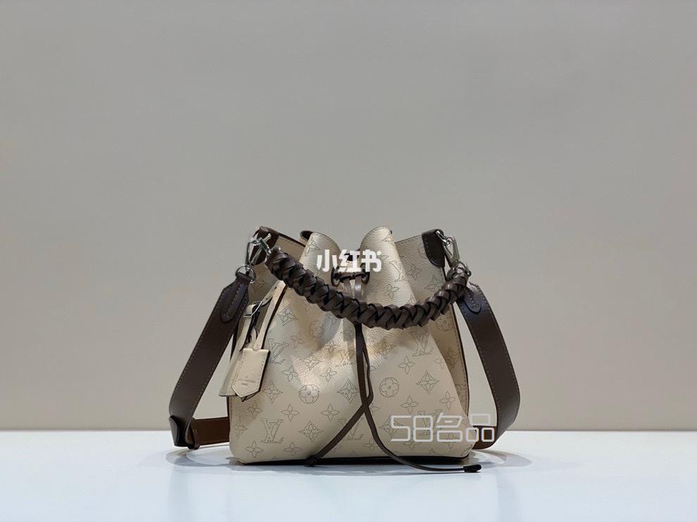 LV Muria系列手袋 水桶包手提包斜挎包,lv購物袋怎么看真?zhèn)蝊1