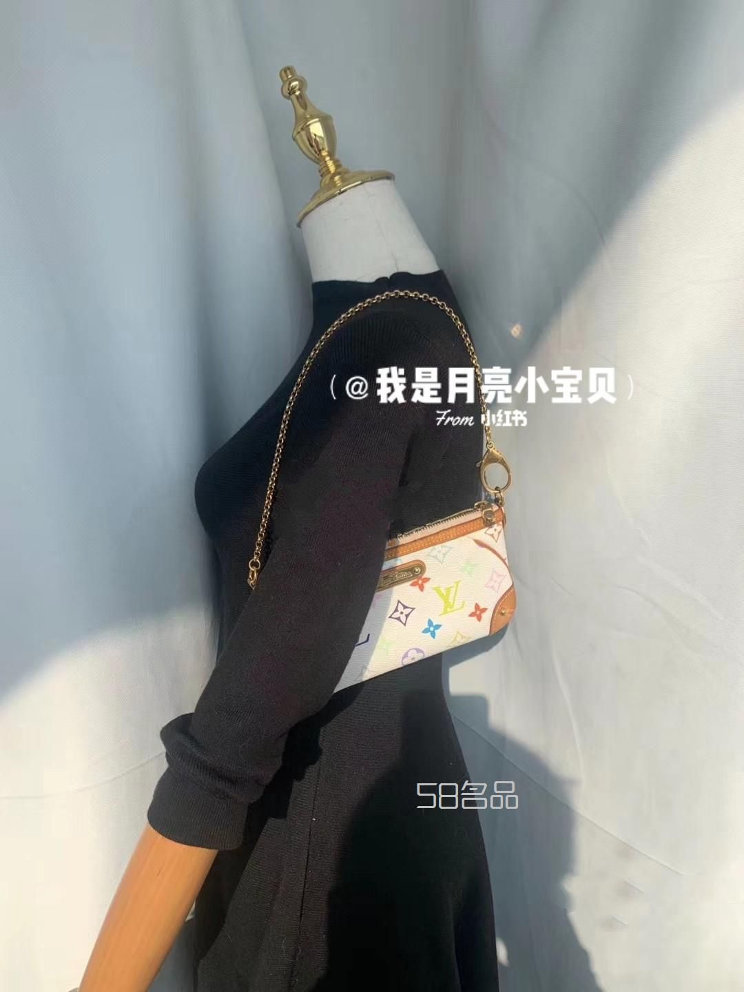 第34只中古包Lv 白三彩麻將包,kimono lv_5