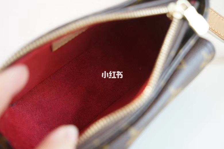 lv駱駝包小號(hào)老花單肩包腋下包,lv lockit手鏈_9