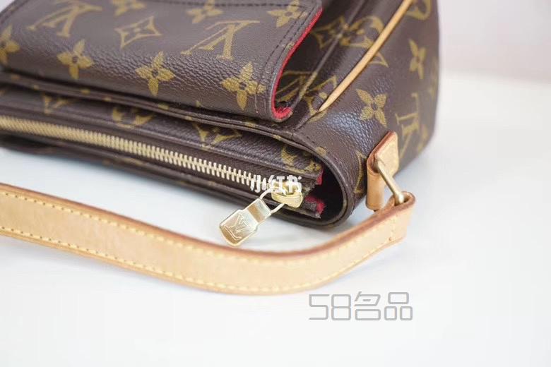 lv駱駝包小號(hào)老花單肩包腋下包,lv lockit手鏈_12