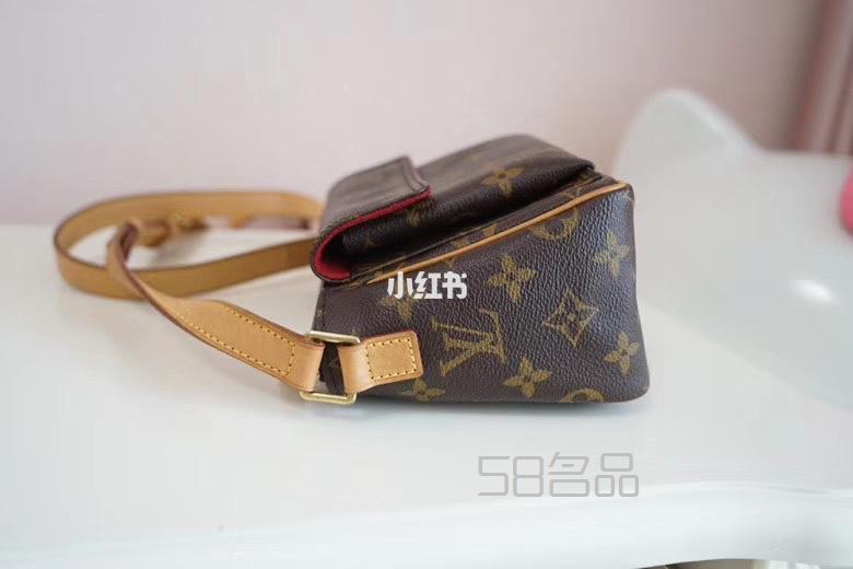 lv駱駝包小號(hào)老花單肩包腋下包,lv lockit手鏈_3