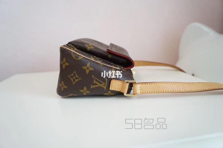 lv駱駝包小號(hào)老花單肩包腋下包,lv lockit手鏈_5