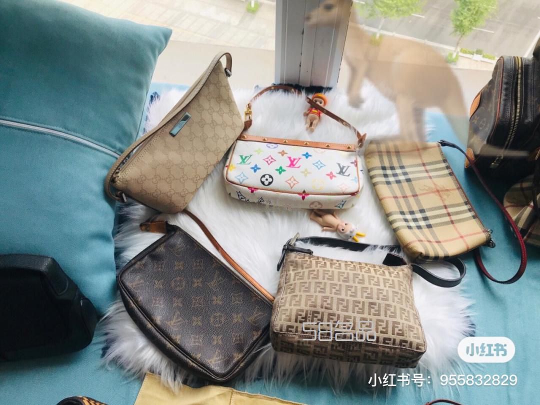 中古麻將包分享 lv fendi burberry,lv漆皮_3