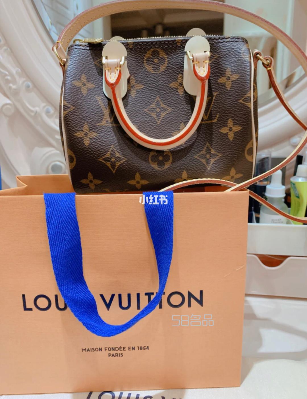 lv nano speedy 迷你枕頭包到手啦,lvgucci男鞋微信_1