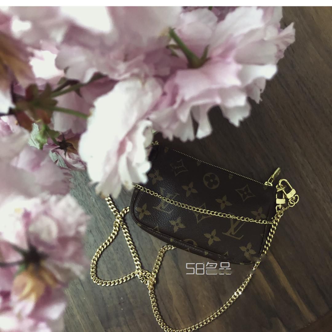 Lv老花小麻將包,lv真包是什么皮_1