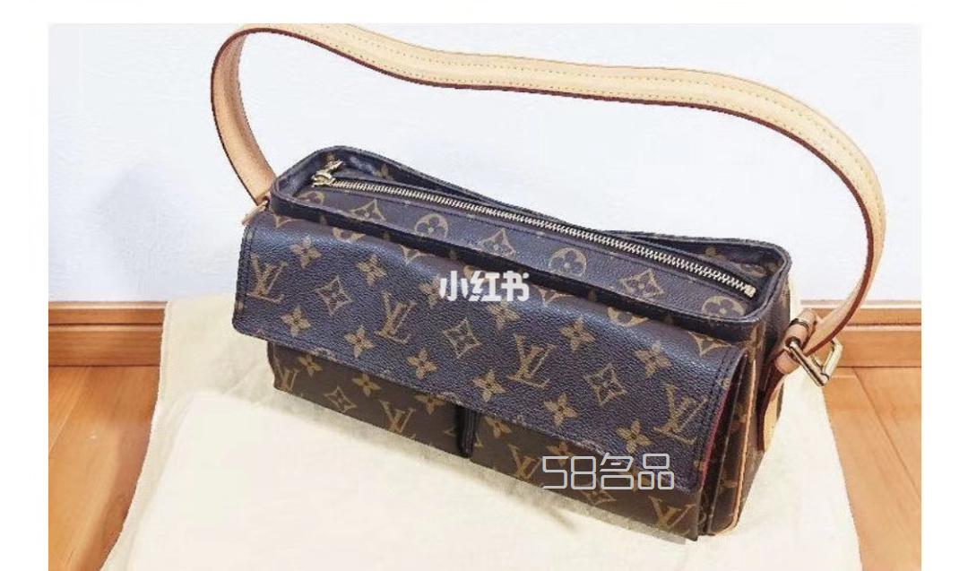 Lv駱駝包 全新保存品,lv皮帶頭五金_1