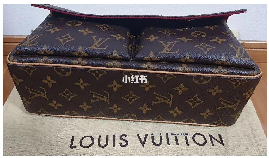 Lv駱駝包 全新保存品,lv皮帶頭五金_14