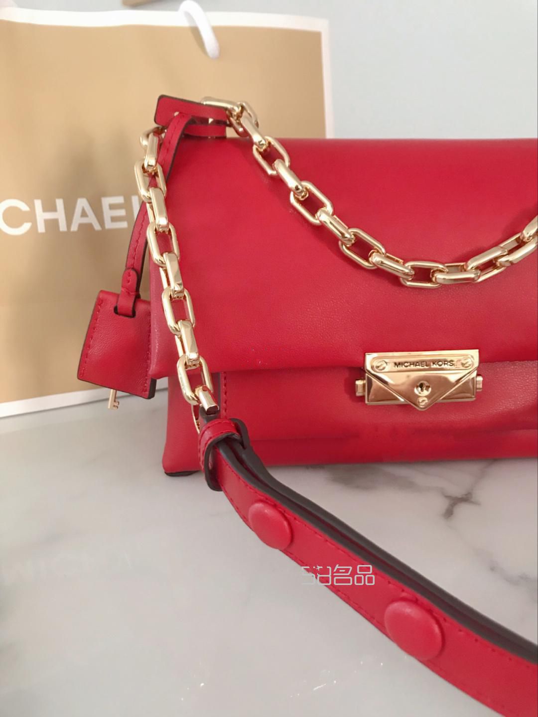 婚包非要LV不妨看看這款MK紅色cece,lv限量包_3