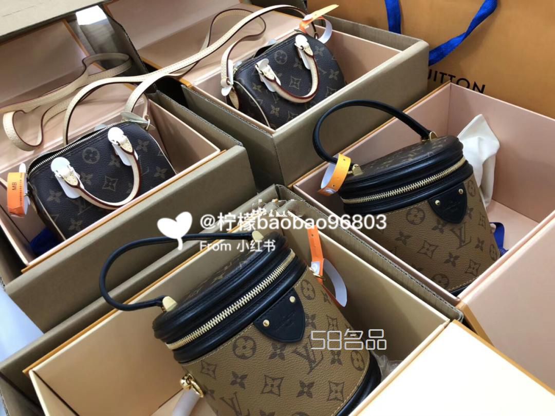 LV 老花枕頭包、水桶包-每一款都經(jīng)典又耐用,楊冪的lv包包_1