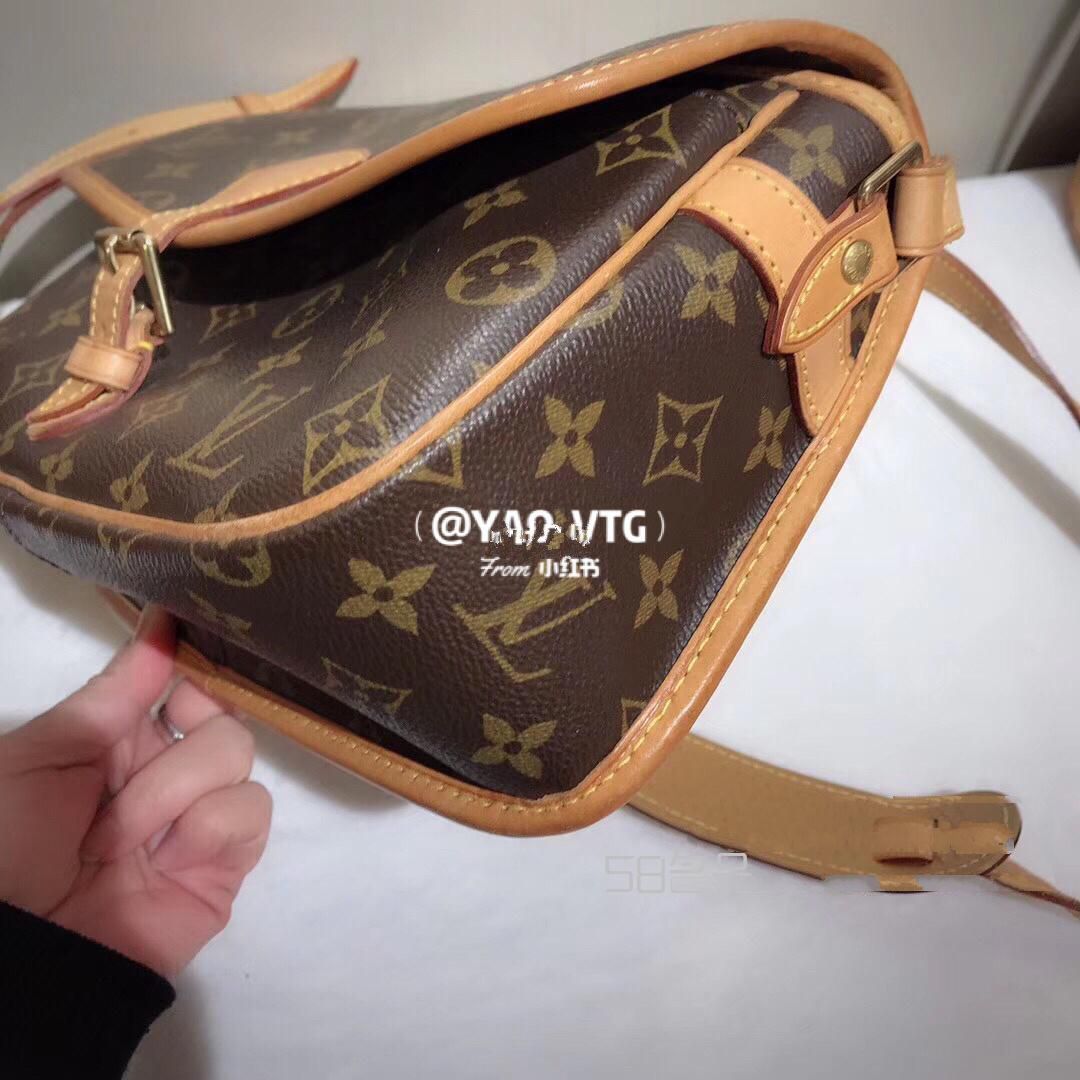 LV老花中古款郵差包,lv旅行包價格_10