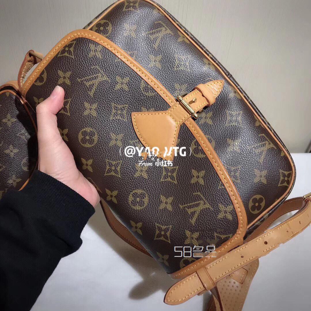 LV老花中古款郵差包,lv旅行包價格_3
