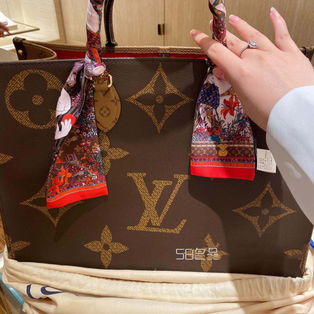 LV老花托特包,lv男包手提包型號_3