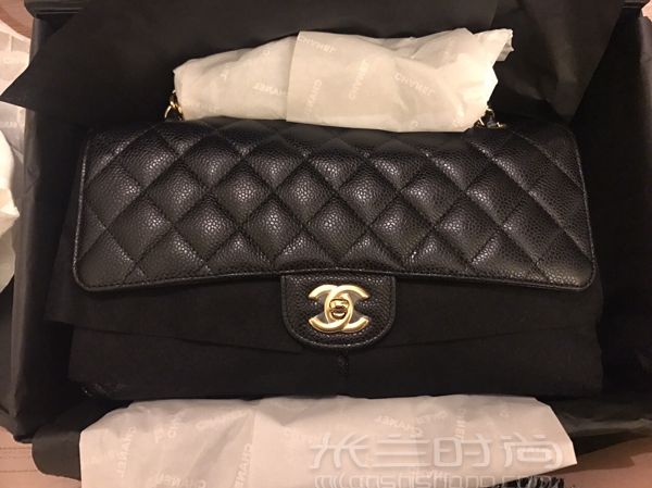 Chanel cf 中號 第一個香奈兒包包～ 5／13／2018購于海港城Chanel～_3