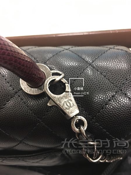 中號(hào)Chanel Coco Handle蜥蜴皮手柄_5