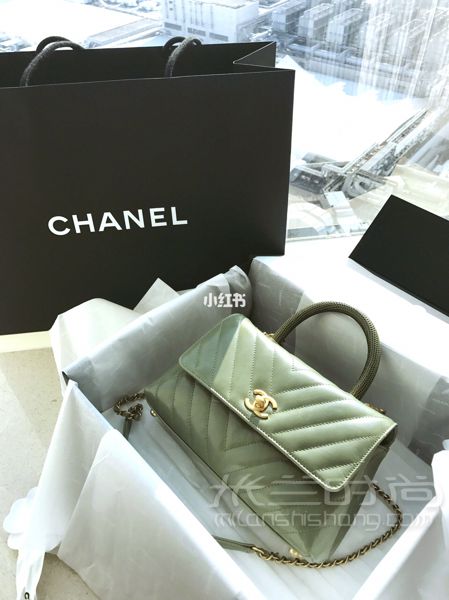 Chanel coco handle 抹茶綠 紀念一下人生中第一個chanel_1