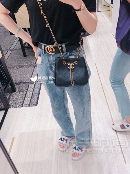 喜提CHANEL香奈兒水桶包 鏈條超美_8