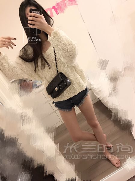 香奈兒 Chanel CF大Mini 上身圖_3