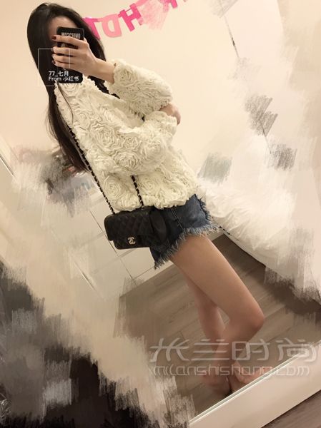 香奈兒 Chanel CF大Mini 上身圖_4