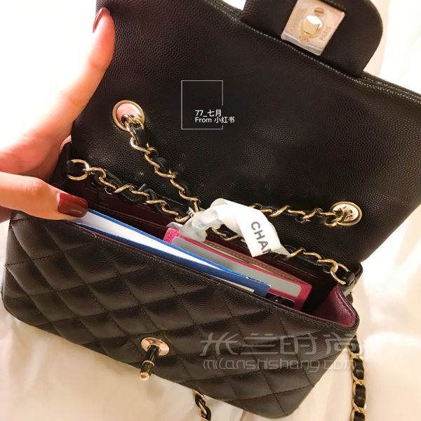 香奈兒 Chanel CF大Mini 上身圖_6