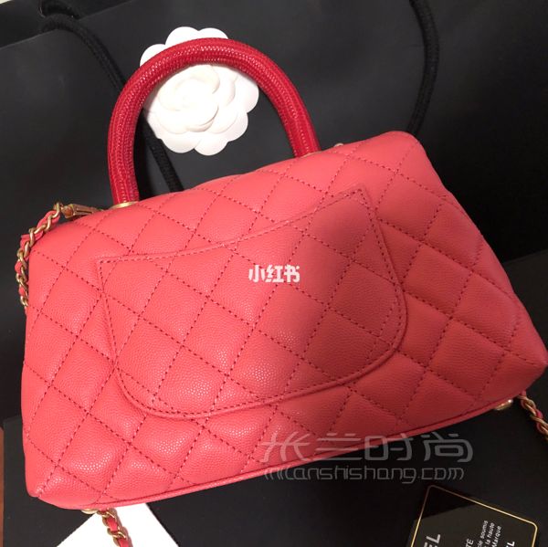 CHANEL COCO HANDLE 小號蜥蜴皮手柄 人生第一只小香_5