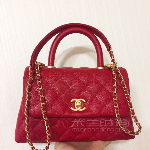 Chanel coco handle 紅金荔枝 ／ 香奈兒包_1