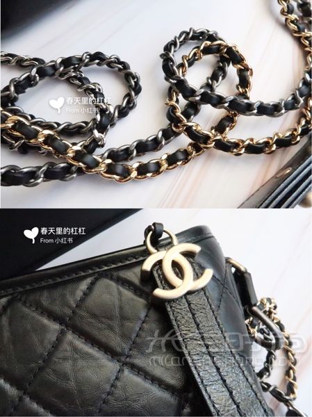 新入手包包之美包推薦Chanel Gabrielle handbag香奈兒小號流浪包全黑色_7
