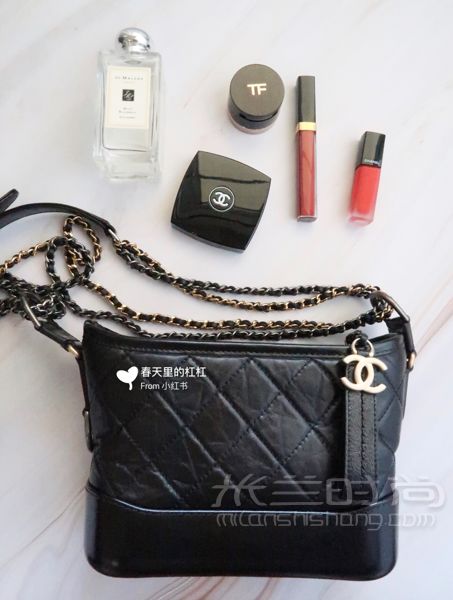 新入手包包之美包推薦Chanel Gabrielle handbag香奈兒小號流浪包全黑色_3