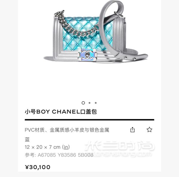 Chanel 香奈兒18年春夏pvc 鐳射果凍leboy口蓋包新款 上海恒隆直接掃貨_9