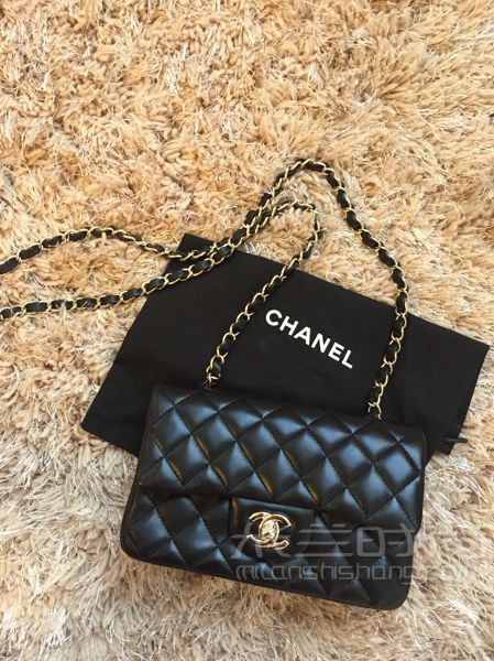 香奈兒 chanel mini cf 終于入手了！chanel classic flap_2