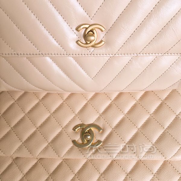 chanel 溫柔的裸米色 coco handle 小號_3
