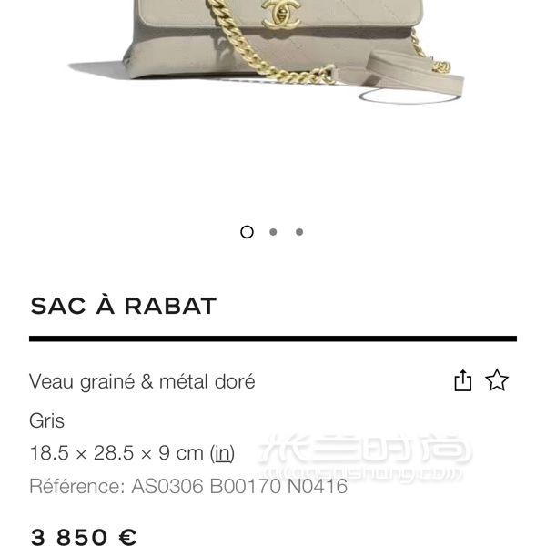 深夜剛喜提全亞洲第一只Chanel2019灰色大號口蓋包。原來看中Coco handle_9