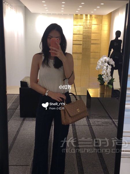 Chanel coco handle 中號 蜥蜴手柄_6