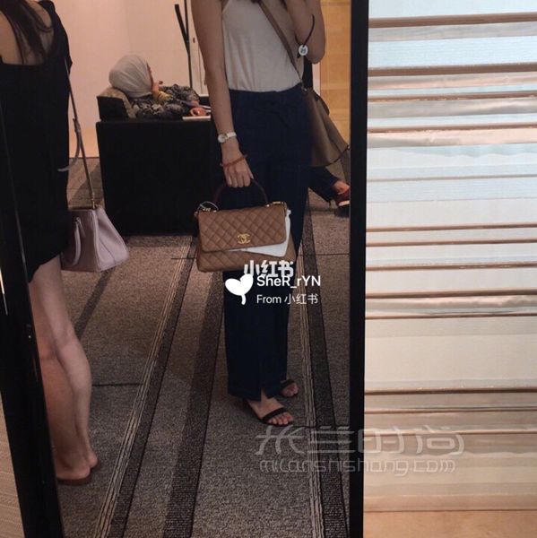 Chanel coco handle 中號 蜥蜴手柄_4