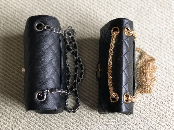 Chanel CF Mini  2.55 Mini 對比 +上身圖_3