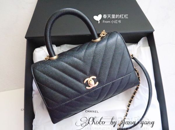 Chanel專柜2018早秋新款香奈兒coco handle包包get!!!_2