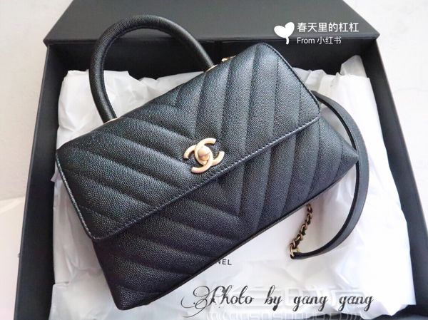 Chanel專柜2018早秋新款香奈兒coco handle包包get!!!_3