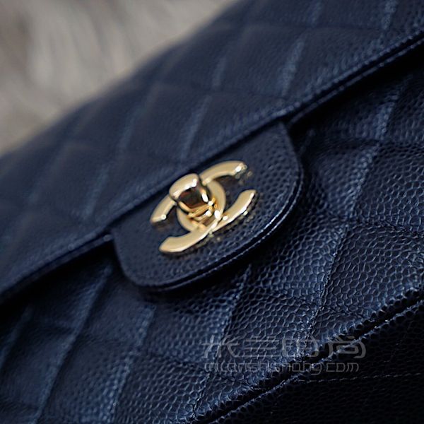 Chanel CF 和 2.55 小號黑金對比_5