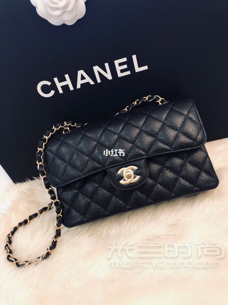 Chanel cf黑金牛小號(hào) 第一個(gè)香奈兒包包 2019.2.10購于上海國金_1