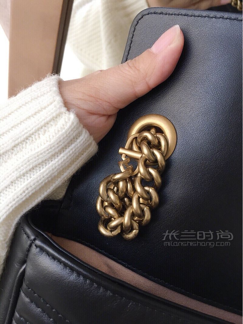 Gucci Marmont mini 上身圖片 接之前這個(gè)Gucci包篇答應(yīng)大家的上身圖片來(lái)了_7