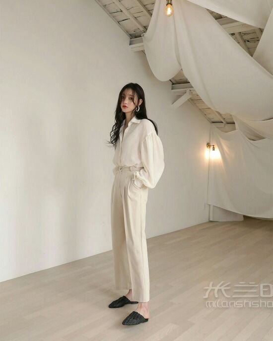 做你的溫柔霸氣女總裁 米色西裝外套＋襯衫 西裝褲_7