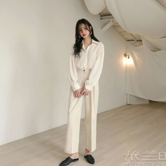 做你的溫柔霸氣女總裁 米色西裝外套＋襯衫 西裝褲_8