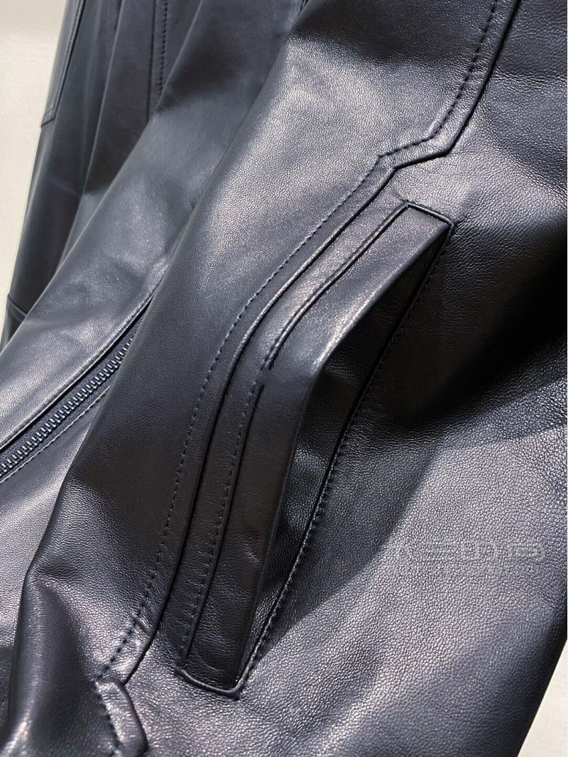 耍帥的阿瑪尼棒球服皮衣夾克 棒球服_4