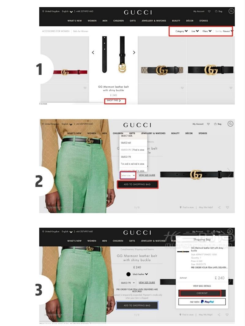 海淘篇 省錢攻略如何低價(jià)買Gucci海淘 臺(tái)州cucci_5